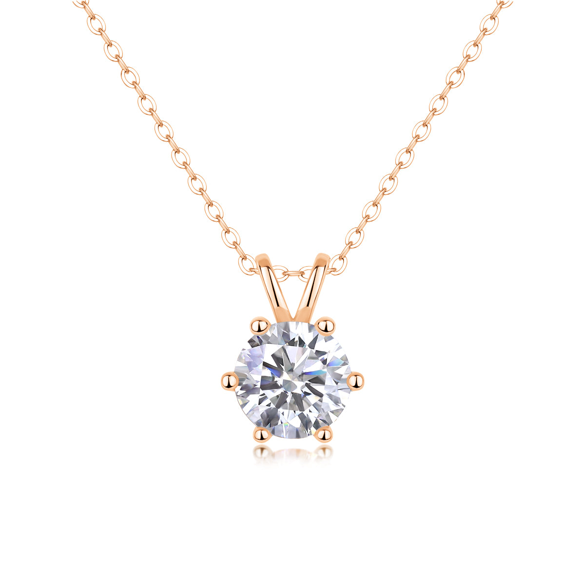 1Romantic Mark - A Fashionable And Luxurious Diamond Jewelry Pendant Set With 2-carat Moissanite S925 Sterling Silver Prohibit TikTok sales