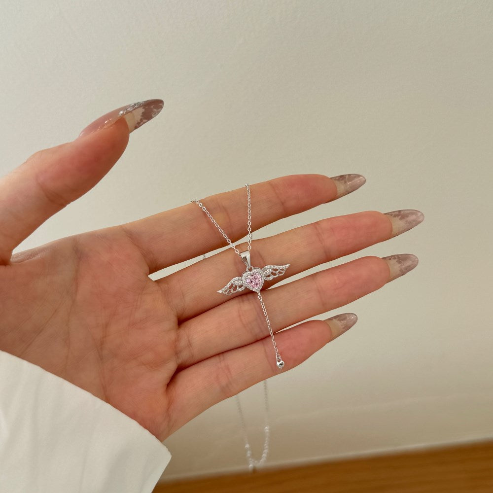 Fashion Wings Tassel Wild Female Necklace